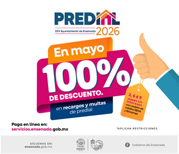 Predial Ensenada 2026